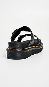Dr. Martens Unisex Slides, Black, 45 EU, czarny, 45 EU